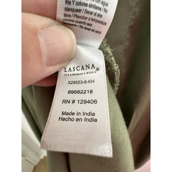 Victoria's Secret LASCANA Green Ruffled Trim Wrap Maxi Dress Cover-Up‎ 6 Beachy - Picture 11 of 13